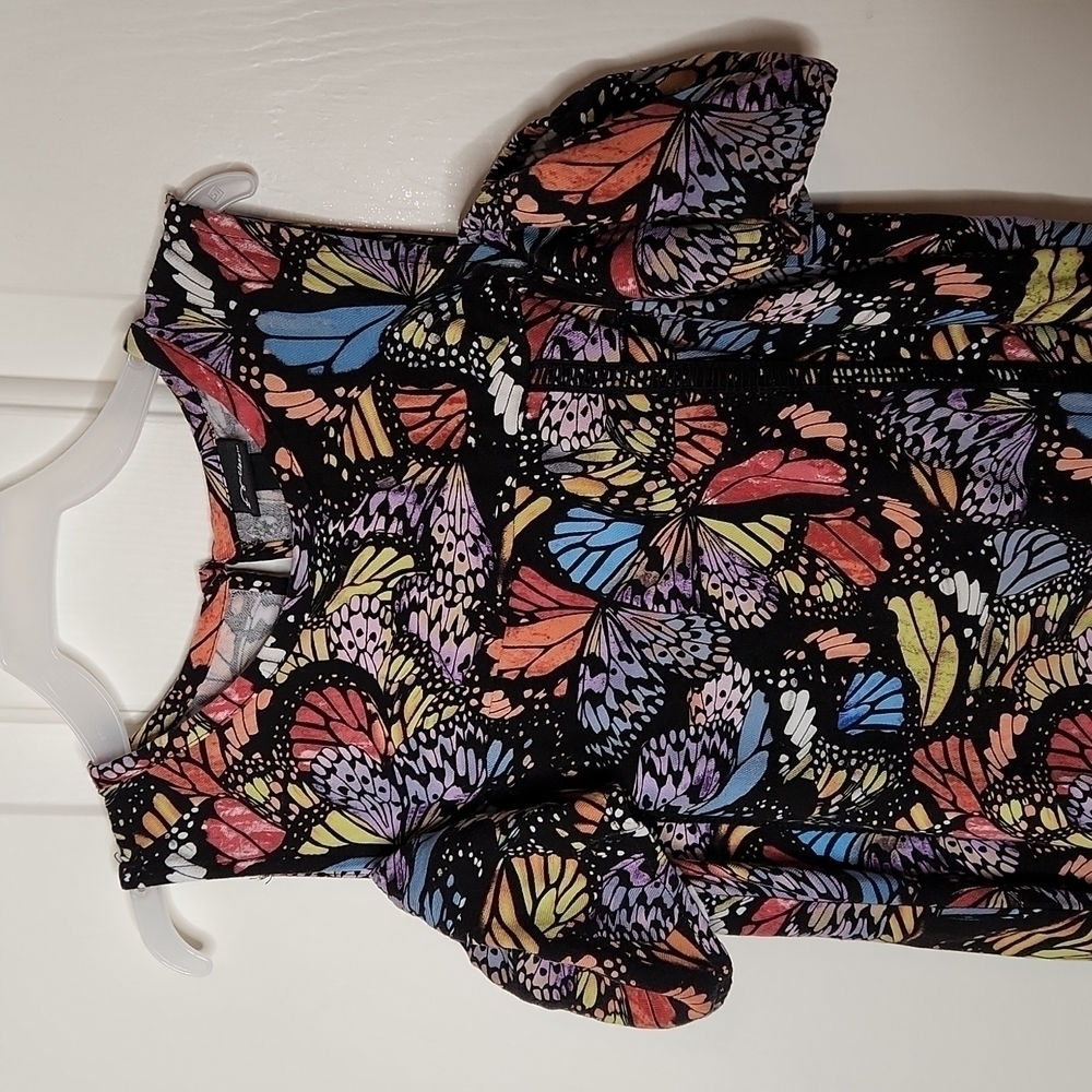 Art Class Cold Shoulder Butterfly Dress Size M - Picture 6 of 11